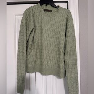 Enza Costa Sage Cashmere Crew Neck Sweater